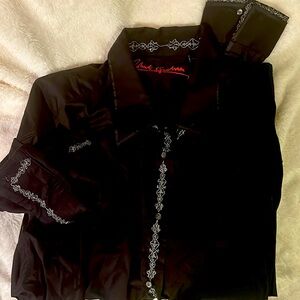 Robert Graham black shirt new never worn size 2XL